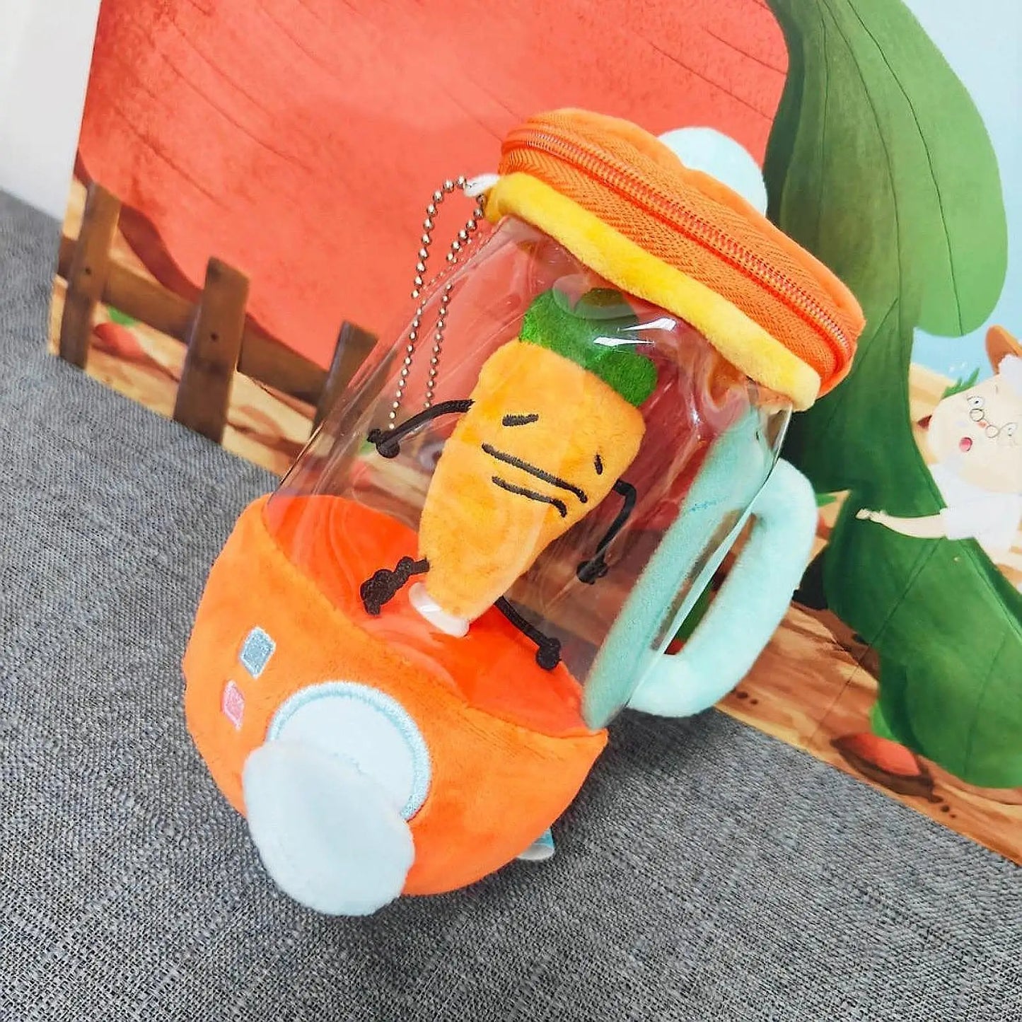 Plush carrot blender